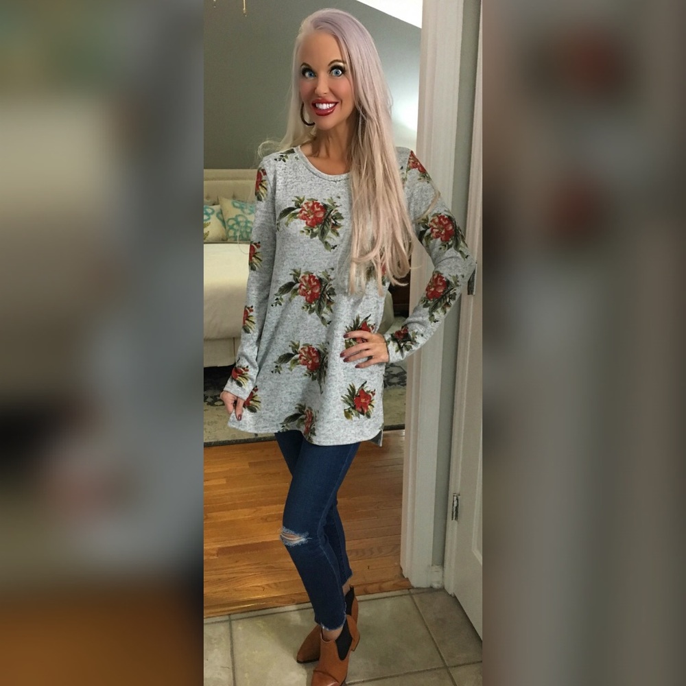 ❤️LAST 1! Brushed  Relaxed Fit Tunic! - Picture 6 of 8